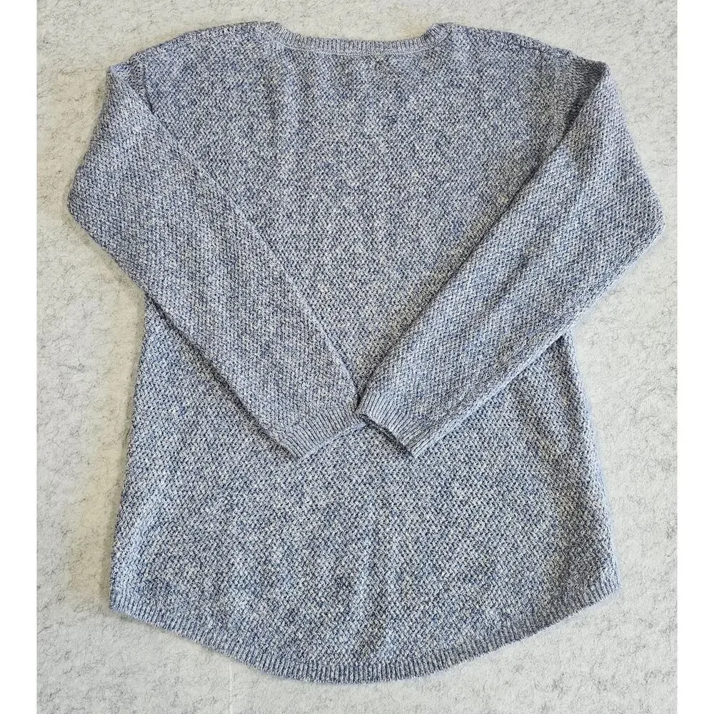 Fat Face Knit Sweater, Harpenden, Cotton Blend, Blue, Womens Sz 4 New